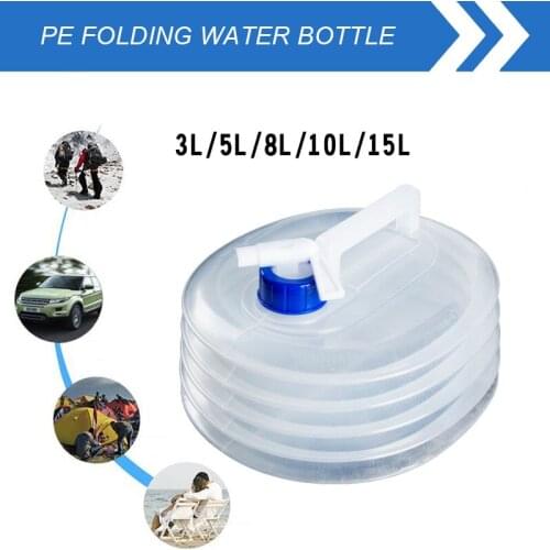 Outdoor Collapsible Foldable Water Bags Container Camping Hiking Portable Survival Water Environmental Storage Carrier Bag