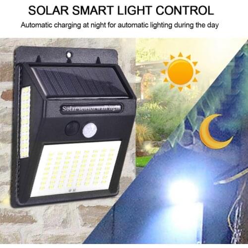100 LED Solar Light Outdoor Solar Garden Lamp PIR Motion Sensor Solar Powered Sunlight Waterproof For Street Decoration