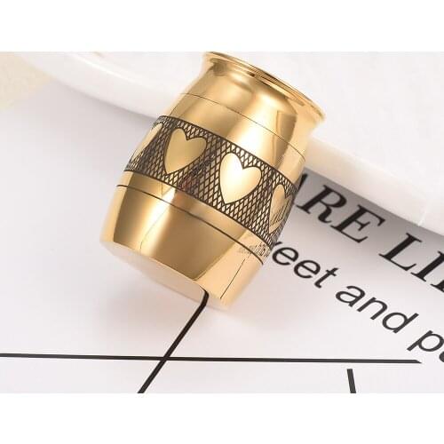 3 Size Stainless Steel Cremation Urn Ash Memorial Container Keepsake Funeral Casket Memorial Jewelry For Pet Ashes