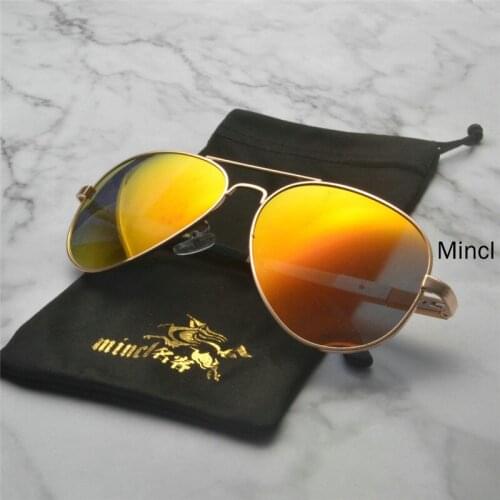 Vintage Aluminum magnesium Sunglasses Women Men Shades Retro Classic Black Mirror Sun Glasses Female Male Luxury Designer FML
