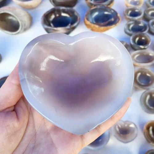 1pcs Natural crystal agate bowl agate Ashtray crystal ashtray home decoration stones and minerals Healing crystals