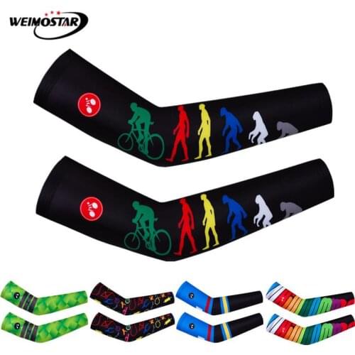 21 Style Sun Protection Arm Sleeve Outdoor Sports Cycling Arm Warmers Men Women Bicycle Arm Cover Oversleeve manguito ciclismo