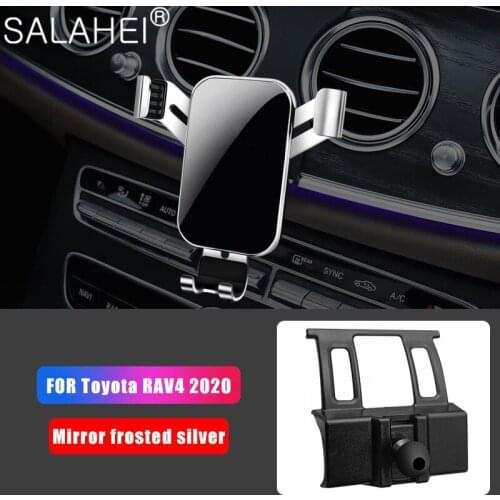 Auto Phone Holder Stand Clip For Car Dashboard Air Vent Car Cellphone Holder Mount For Toyota RAV4 2020 Interior Accessories