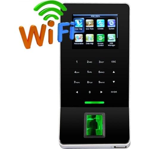 TCP/IP Biometric Fingerprint Access Control with Cloud Base Server ZK F22 Touch Screen Wireless Fingerprint Time Attendance