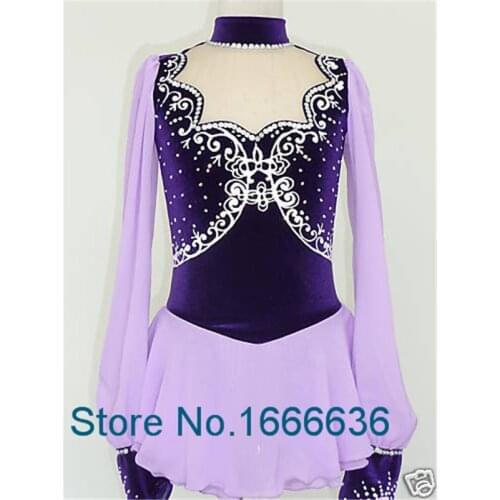 Hot Sales Kids Ice Skating Dress Hot New Brand Skating Dress Competition For Girls DR3192