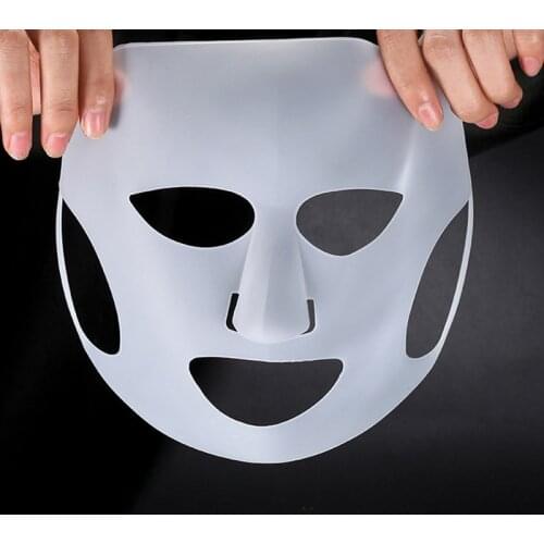 Reusable Silicone Face Skin Care Mask Prevent Essence Evaporation Moisturizing Facial Mask Beauty Tool