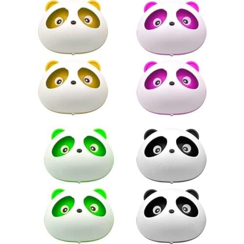 Newest Car Styling Air Conditioning Vent Freshener Outlet Perfume Cute Panda Eyes Will Jump Auto Interior Decoration 4