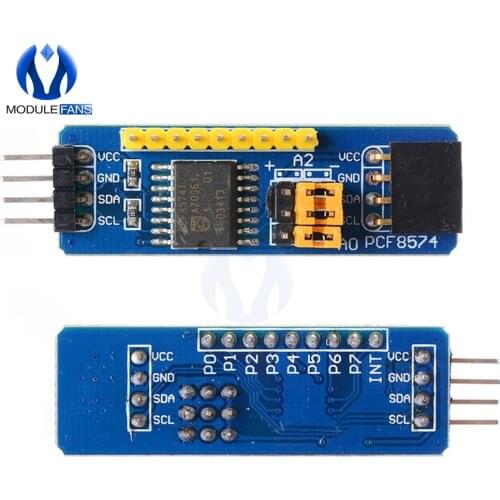 PCF8574 I2C Interface 8-bit IO MCU Expansion Board I/O Expander I2C Bus Evaluation Development Module AVR STM8 C8051F