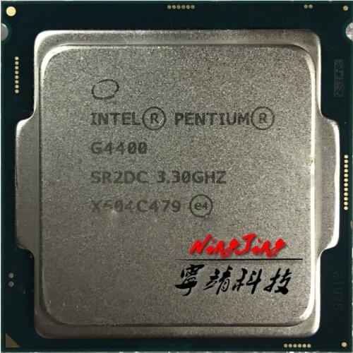 Intel Celeron G4400 3.3 GHz Dual-Core Dual-Thread 54W CPU Processor LGA 1151