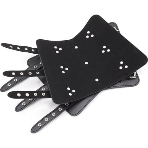 SM Sexy Adjustable Leather Handcuffs For Sex Toys For Woman Couples Hang Buckle Link Bdsm Bondage Restraints Exotic Accessories