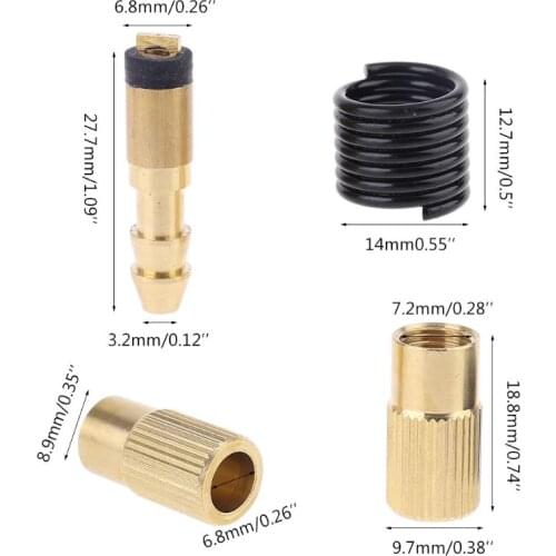 Tire Inflator Blow Gun Adapter Nozzle Twist-On Type for Car pump Air Compressor