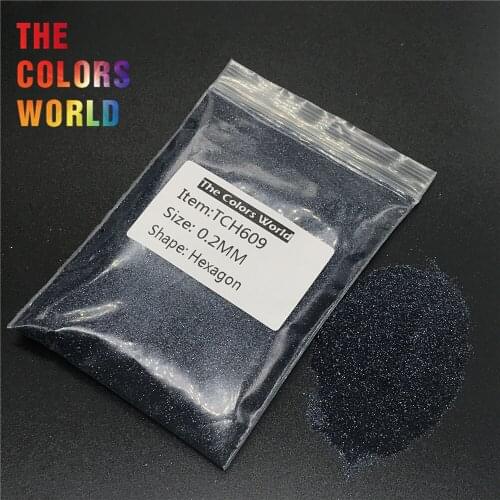 TCH609 Hexagon Shape Matte Midnight Blue Color Nail Glitter Nail Art Decoration Makeup Body Glitter Gel Handwork DIY Accessoires