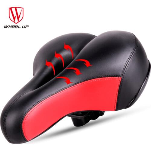 High Reflective Bicycle Bike Saddle Breathable High Elasticity Shock Absorption MTB Mountain Bike Saddle Hollow Cushion