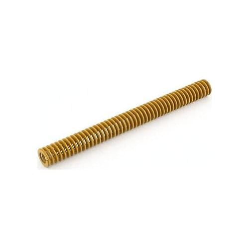 Lighter Load Yellow Spiral Stamping Compression Die Spring 10x100mm