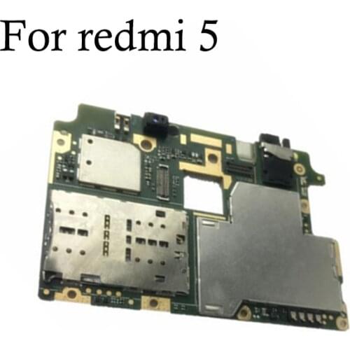 100% Tested Full Work Original Unlock Motherboard For xiaomi Redmi 5 Full Working For xiaomi Redmi 5 Mainboard Logic Board
