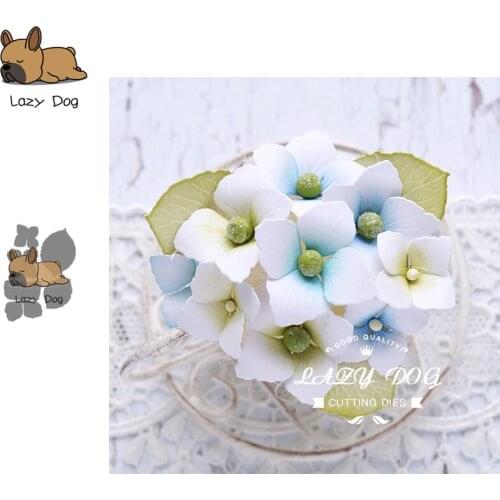 5PCS Flower Leaf Metal Cutting Dies Scrapbooking Stencil DIY Decorative Craft Embossing Die Cuts Card Making New Dies For 2019