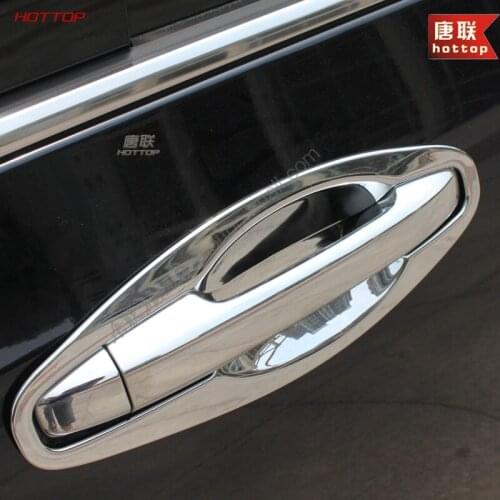 8pcs/set ABS chromium exterior outer door cup bowl accessories moulding trim For Honda Odyssey 2015 2016 car auto cover styling