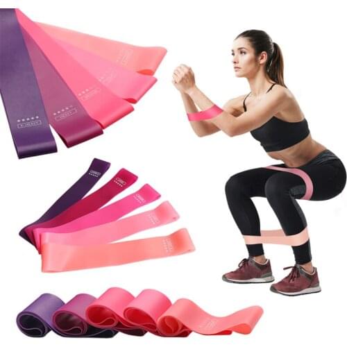 Latex Bands Set Elastic Ring Gradient Training Resistance Band Rubber Belt Hip Yoga Rally Gym Home Fitness Accessories