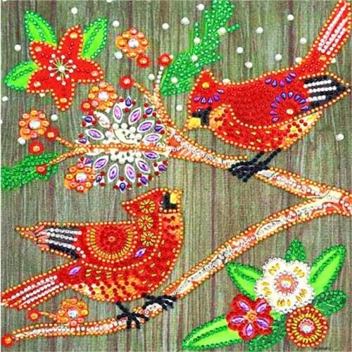 5D DIY Diamond Painting Special Diamond Flower White Horse Diamond Embroidery Sticker Mosaic Home Decor