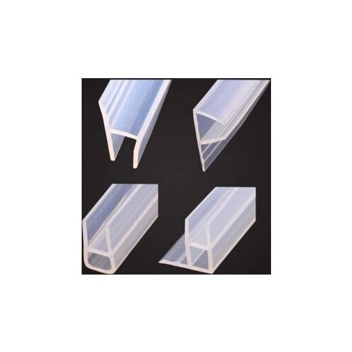 Frameless balcony window door glass door seal insulation windproof waterproof silicone shower room 8-12mm h/u/F