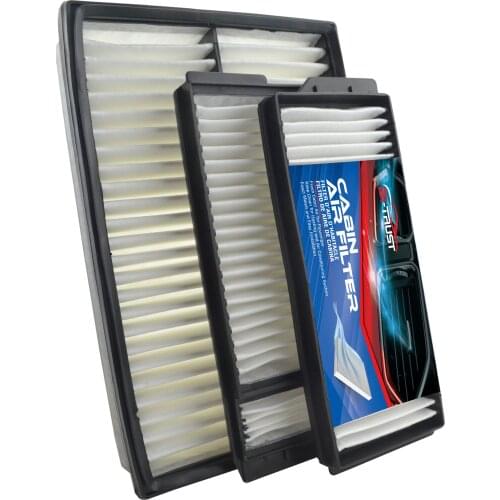 Bi-Trust Combo Set Engine & Cabin for 2004-2009 Mazda 2.0L 2.4L/2009 Mazda 3 2.0L/2006-2010 Mazda 5 2.3L/2012-2017 Mazda 5 2.5L