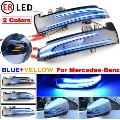 Dynamic Led Turn Signal Rearview Mirror Indicator Blinker Light For Mercedes Benz W204 W176 W212 CLA A B C E S GLA GLK CLS Class