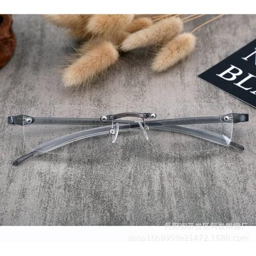 Flexible TR90 Rimless Eyeglasses Ultralight Optical Glasses Frames Elastic Clear Eyewear Transparent lenses