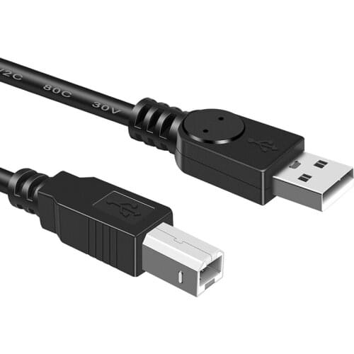 USB 2.0 Print Cable USB Type A to B Male to Male Printer Cable For Canon Epson HP ZJiang Label Printer DAC USB Printer