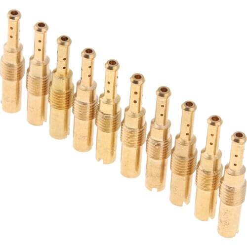 Carburetor Slow/Pilot Jet Kit #33 35 38 40 42 45 48 Injector Nozzle for GY6 Keihin OKO PWK Carb 125cc