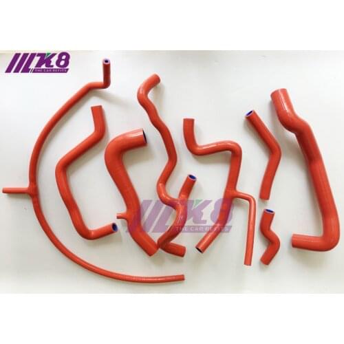 Silicone Radiator Hose Kit For VW Volkswagen Golf MK3 VR6 2.8 2.9 1994-1998 (8pcs) RED/BLUE/BLACK