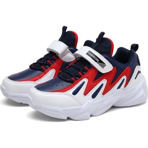 Boys Running Shoes 6 Models 7 Childrens Sneakers 8 Boys Autumn 9 Big Kids ten Leather Surface Waterproof 10 Years