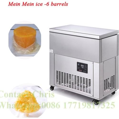 Freezing ice block making machine 6 barrels mein mein ice machine ice forming machine