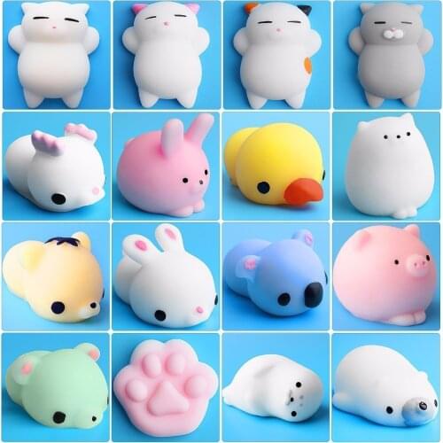 Squishy Toy Cute Animal Antistress Ball Squeeze Mochi Rising Toys Abreact Soft Sticky Squishi Stress Relief Toys Funny Gift
