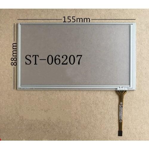New 6.2-inch touch screen is suitable for resistance industrial instruments/medical equipment/car DVD 155*88mm ST-06207