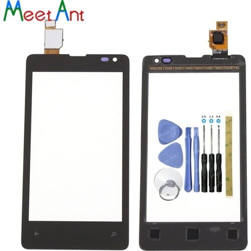 High Quality 4.0" For Nokia Microsoft Lumia 435 N435 532 N532 Touch Screen Digitizer Sensor Outer Glass Lens Panel