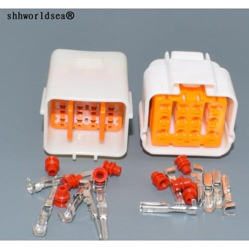 Shhworldsea 12 Pin 2.2mm Waterproof Automotive Connectors Sealed Plug Female Male Connector For Honda Nissan 6195-0149 6195-0152