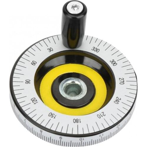 1 Pcs 80mm Scale Hand Wheel Solid Hand Wheel Scale Handwheel Machinery Accessaries