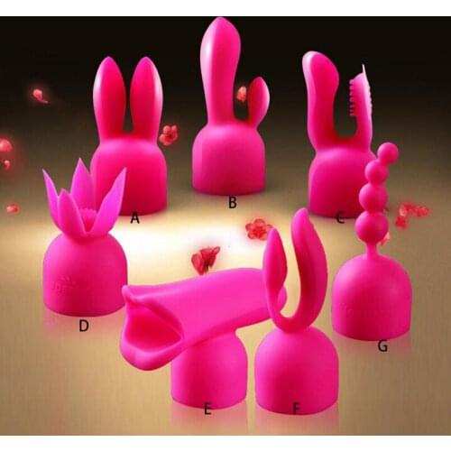 1PCS AV Vibrator Caps Wand Massager Sleeve AV Rod Vibrator Accessories AV Wand Rod Headgears Wand Attachment Adult Sex Toy
