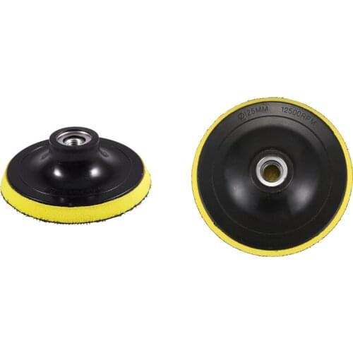 2PCS Polishing Pad Backing Pad Sanding Pad Pads M14 for Polishing Machine New K1 Thread,100mm & 125mm