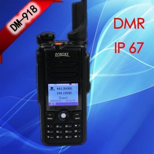 2 PCS 2019 DONGKE DM-918 Digital Walkie Talkie DMR Dual time slot DMR Radio powerful communication radios CB walkie-talkies