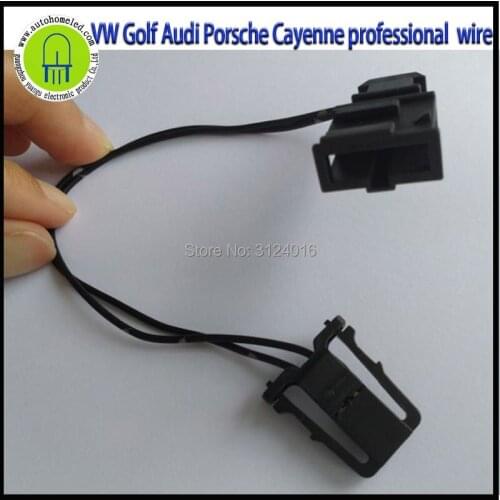 2pc X dahosun wire for revise car door light for VW Touareg Tiguan for Audi A4 A5 A6 A7 Q5 TT for Skoda Superb