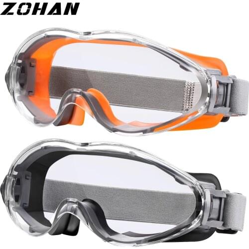 ZOHAN 2PCS Safety Glasses Protective Goggles Anti-UV Waterproof Tactical Sport Protection Glasses Eyewear Eye Protection Riding