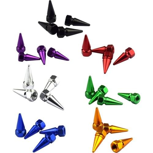 4Pcs Tire/Rim Valve Cap Air Port Dust Cover Stems Cap for Car Motor Parts