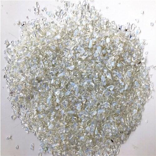 50g Mini Natural White Opal Rock Stone Gravel Crystal Polished Lucky Powerful Home Decoration Healing Natural Quartz Crystals