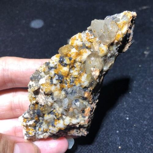 56.4g100% natural crystal and garnet mineral specimen stone home decoration healing energy ring teaching collection jewelry