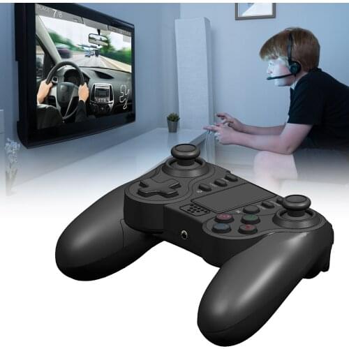 Wireless Bluetooth Game Controller Motion Sensing Programmable Gamepad Joystick Touchpanel for PS4 PS3 Console Controller