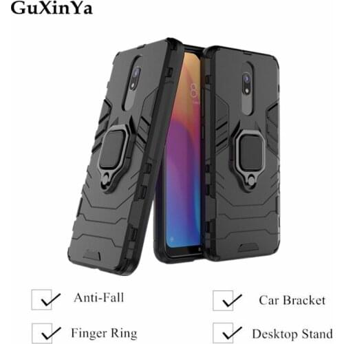 Phone Cases Redmi 8A Cases Redmi 8 Luxury Armor Magnetic Ring Cover For Xiaomi Redmi 8 8A Fundas Redmi 8A Coque