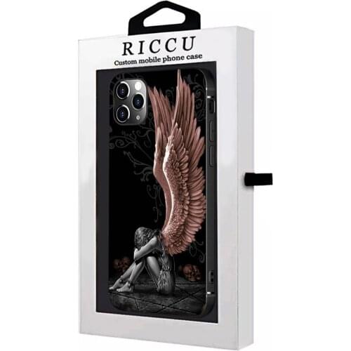 Angel Wings Soft black Phone Case For iPhone 11 12 Pro Max Mini X XS XR XS MAX 8 7 6s Plus 5 SE For iPhone Phone Case