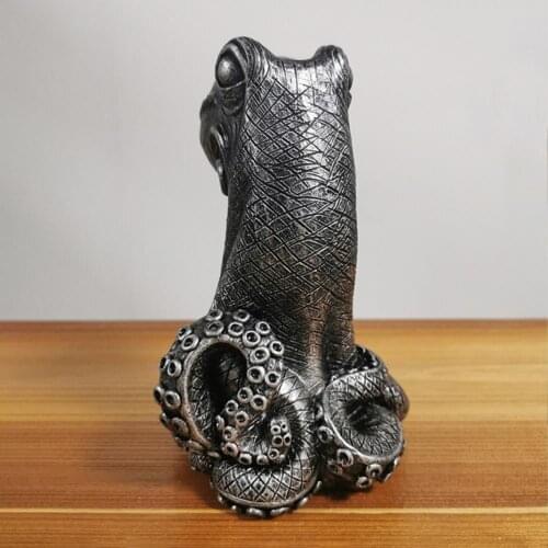 Flower Pot Unique Eye-catching Octopus Shape Resin Family Sculpture Vase Ornament for Garden Home Decor Accessories