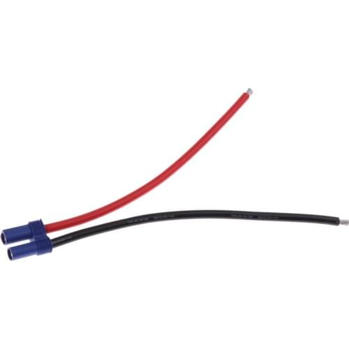 EC5 5mm Banana Plug Female Gold 10AWG Wrie Connector For RC Battery